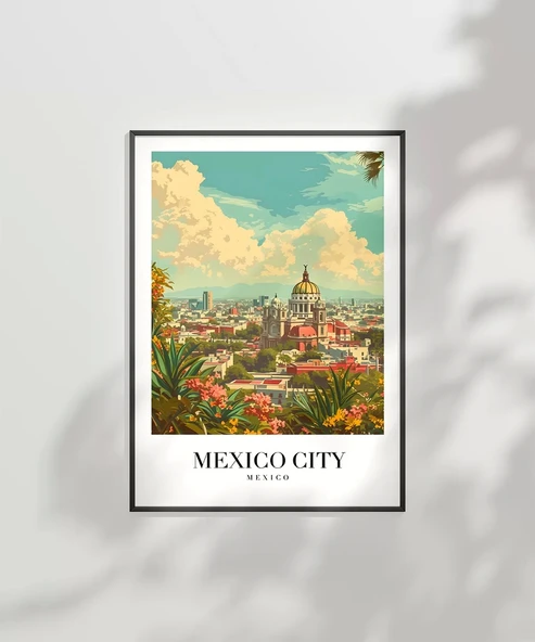 Çerçevesiz Poster Tarih ve Renklerin Şehri - Resim 6