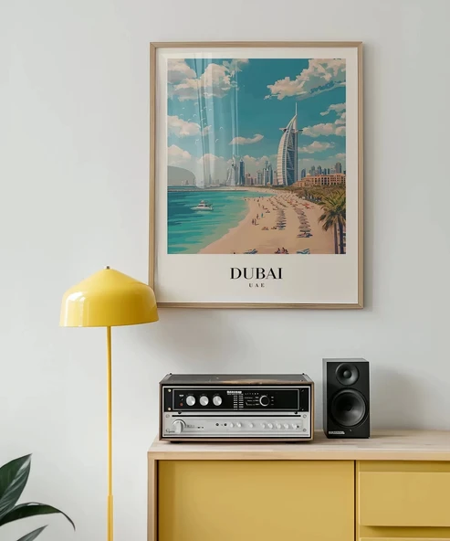 Çerçevesiz Poster Dubai'nin Lüks Sahilleri - Resim 3