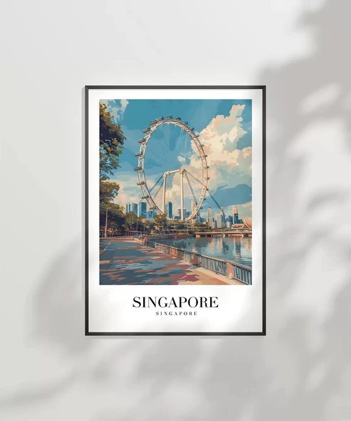 Çerçevesiz Poster Marina Bay'ın Parlak Yüzü - Resim 6