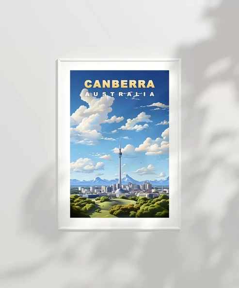 Çerçevesiz Poster Gökyüzüne Dokunan Başkent - 2