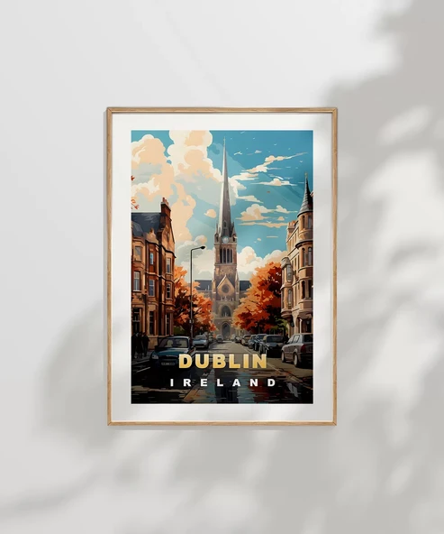 Çerçevesiz Poster Patrick Katedrali'nin Güzelliği - Resim 7