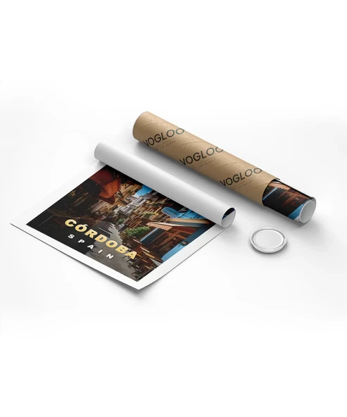 Çerçevesiz Poster Córdoba'nın Tarihi Sokakları - Resim 8