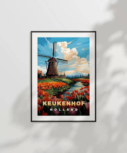 Çerçevesiz Poster Hollanda'nın Renkli Yüzü - Resim 6