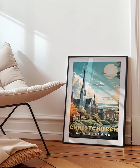 Çerçevesiz Poster Gotik Zarafetin Yeşil Diyarı - Resim 3