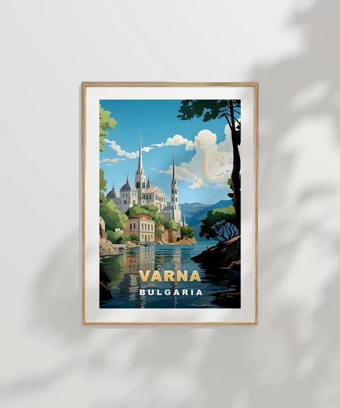 Çerçevesiz Poster Varna’nın İkonik Görünümü - Resim 7