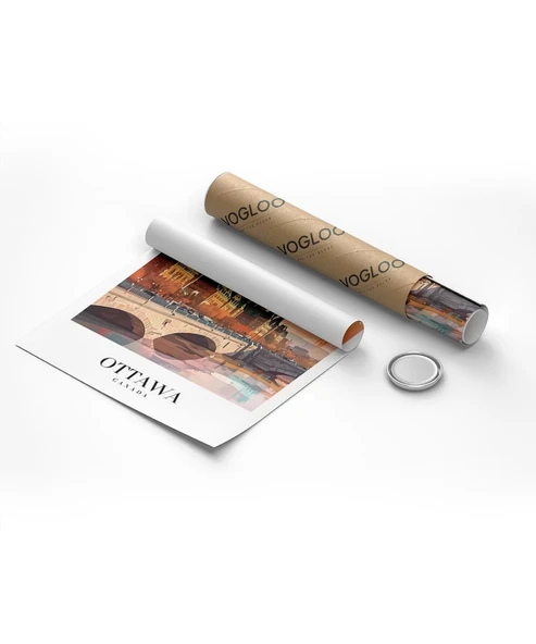 Çerçevesiz Poster Kanada Ottawa i - Resim 8