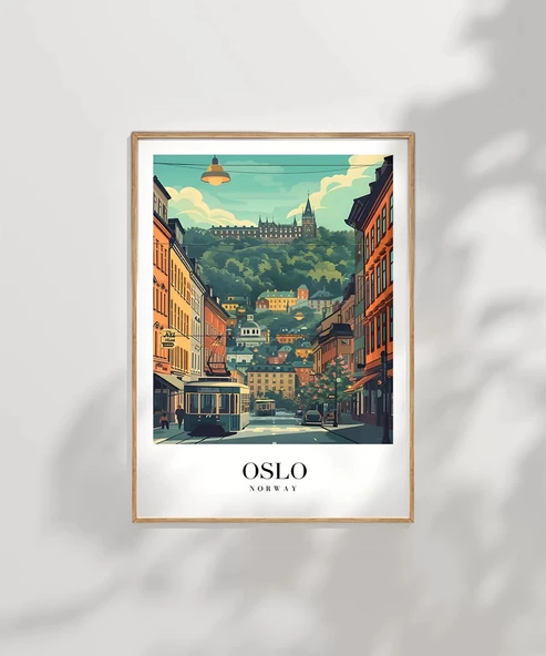 Çerçevesiz Poster Oslo Kuzey'in Sakin Ritmi - Resim 7