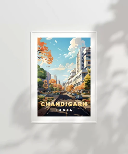 Çerçevesiz Poster Hindistan'ın Modern Yüzü - Resim 2