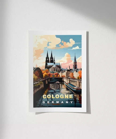 Çerçevesiz Poster Ren Nehri'nin İncisi ürün görseli