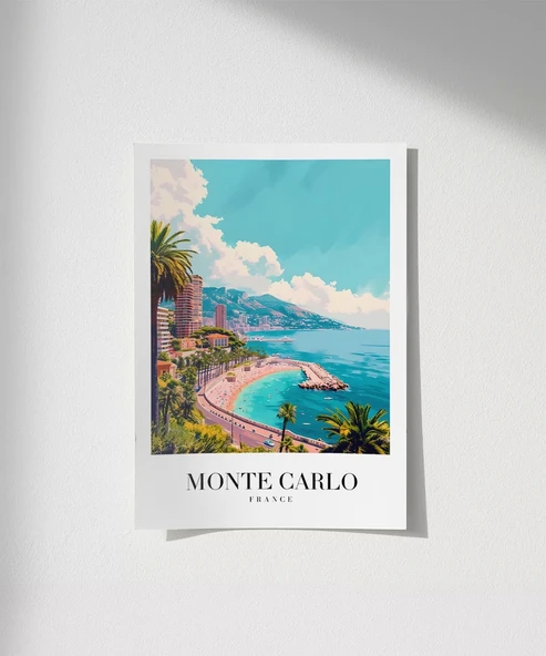 Çerçevesiz Poster Lüks ve Akdeniz'in Buluştuğu Yer ürün görseli