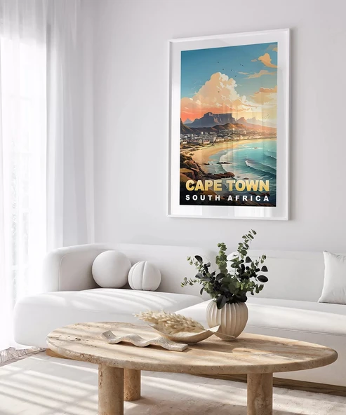 Çerçevesiz Poster Cape Town Masanın Gölgesinde Güzellik - Resim 5