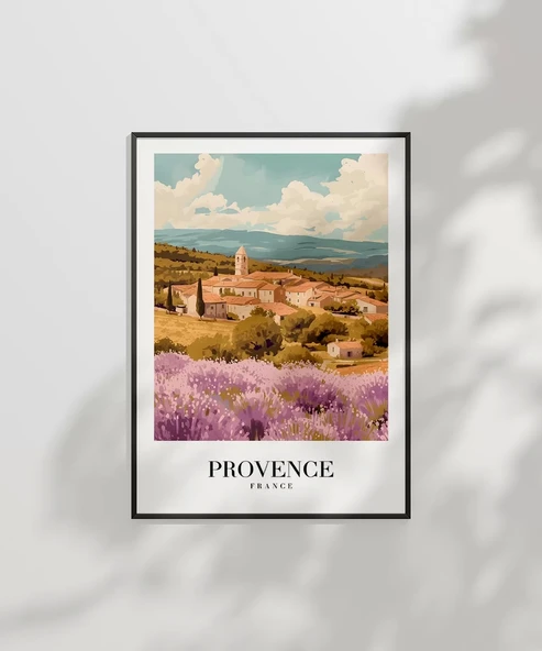 Çerçevesiz Poster Provence Doğası ve Mimari - 6