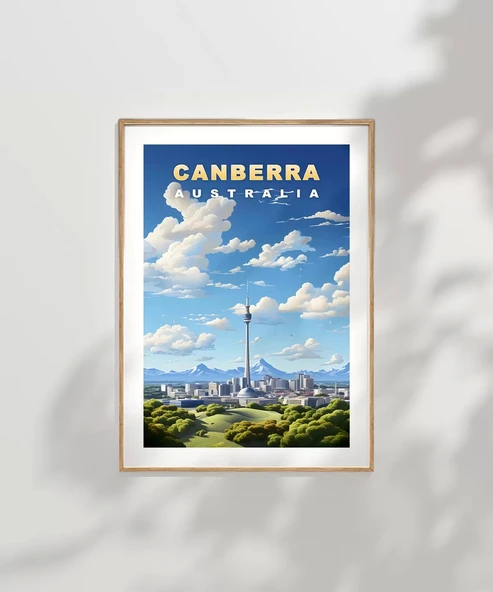 Çerçevesiz Poster Gökyüzüne Dokunan Başkent - 6