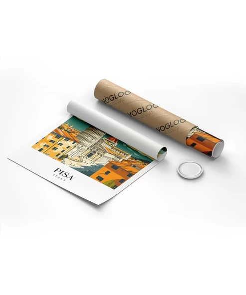 Çerçevesiz Poster Toskana’nın İncisi Pisa - Resim 8