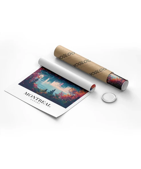 Çerçevesiz Poster Montreal Sonbaharın Büyüsü ürün görseli