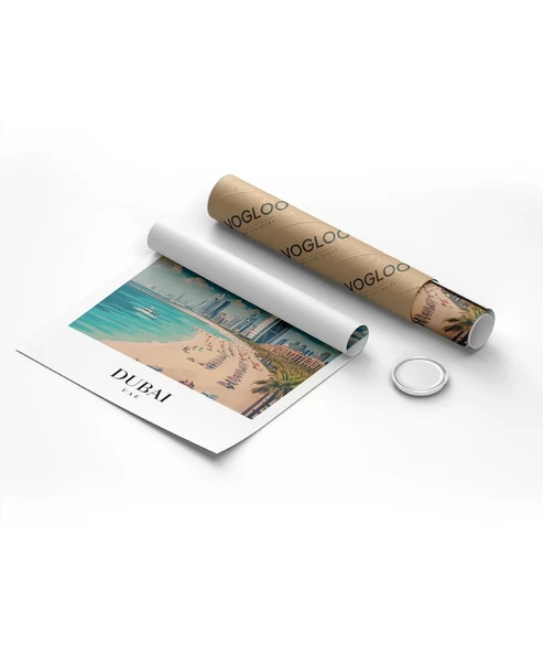 Çerçevesiz Poster Dubai'nin Lüks Sahilleri - Resim 8