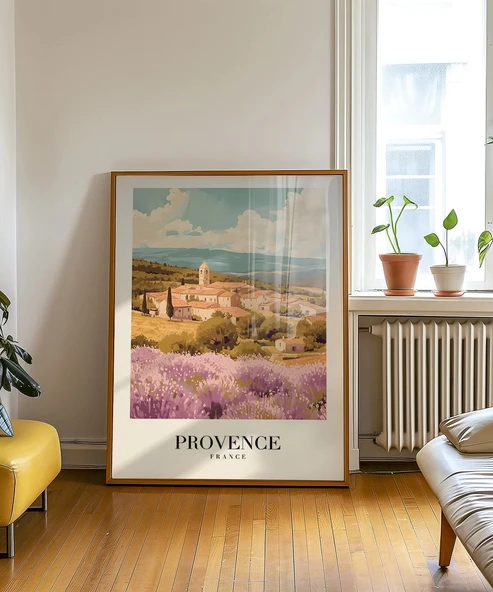 Çerçevesiz Poster Provence Doğası ve Mimari - 4