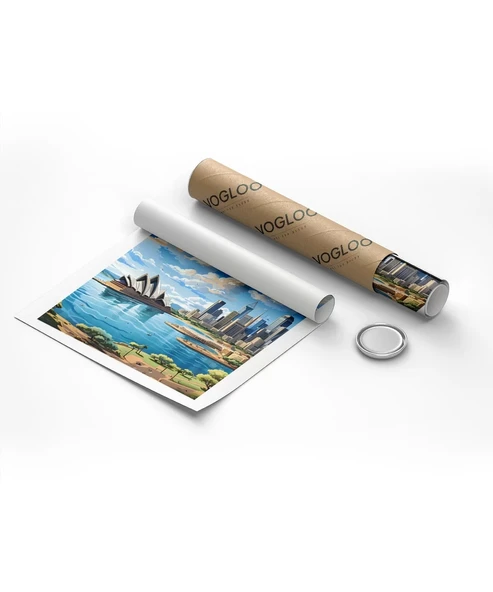 Çerçevesiz Poster Sydney Limanı ve Opera Binası - Resim 8