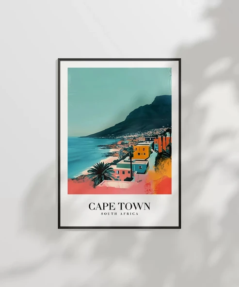 Çerçevesiz Poster Güney Afrika Masa Dağı - Resim 7