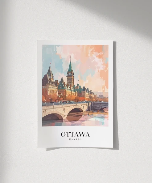 Çerçevesiz Poster Kanada Ottawa i ürün görseli