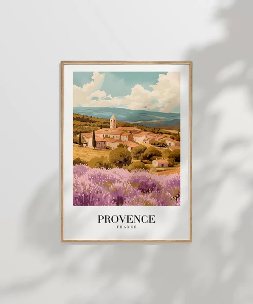 Çerçevesiz Poster Provence Doğası ve Mimari - 7