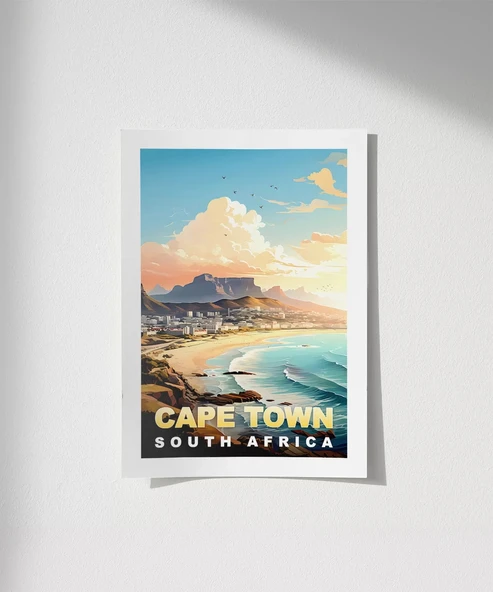 Çerçevesiz Poster Cape Town Masanın Gölgesinde Güzellik ürün görseli