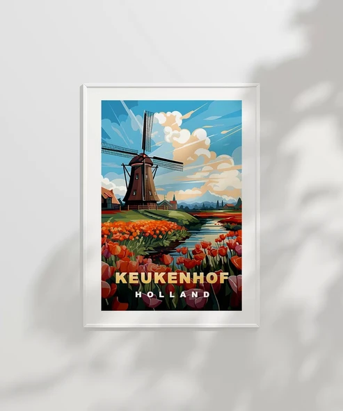 Çerçevesiz Poster Hollanda'nın Renkli Yüzü - Resim 2