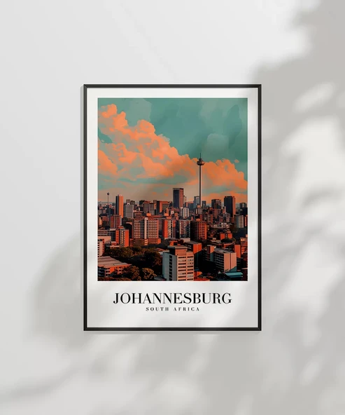 Çerçevesiz Poster Johannesburg Güney Afrika Seyahat - Resim 6
