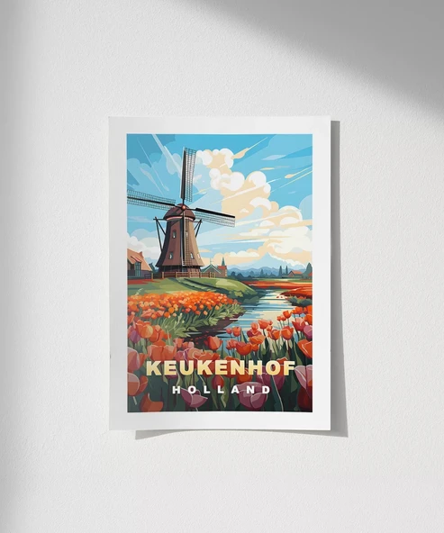 Çerçevesiz Poster Hollanda'nın Renkli Yüzü ürün görseli