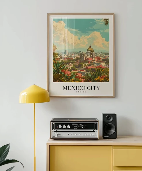 Çerçevesiz Poster Tarih ve Renklerin Şehri - Resim 3