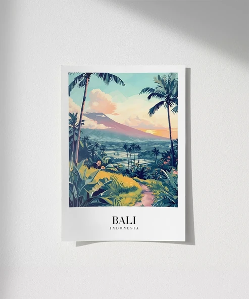 Çerçevesiz Poster Bali'nin Doğal Büyüsü ürün görseli