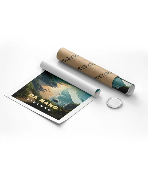 Çerçevesiz Poster Da Nang’ın Altın Kıyıları - 3