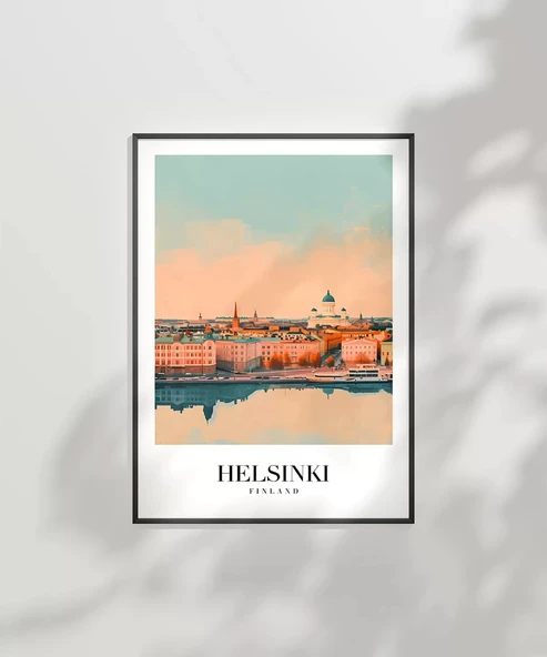 Çerçevesiz Poster Helsinki'nin Serin Sularında - Resim 6
