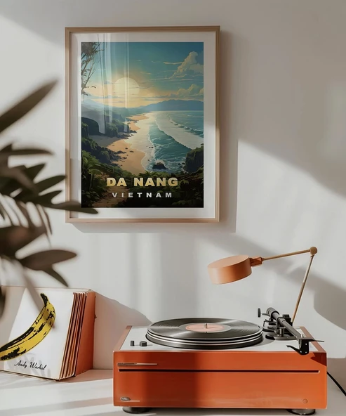 Çerçevesiz Poster Da Nang’ın Altın Kıyıları - 4