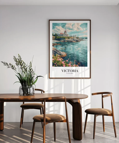 Çerçevesiz Poster Pasifik Kıyısında Victoria - Resim 3