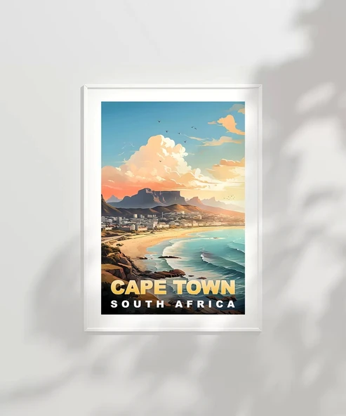 Çerçevesiz Poster Cape Town Masanın Gölgesinde Güzellik - Resim 2