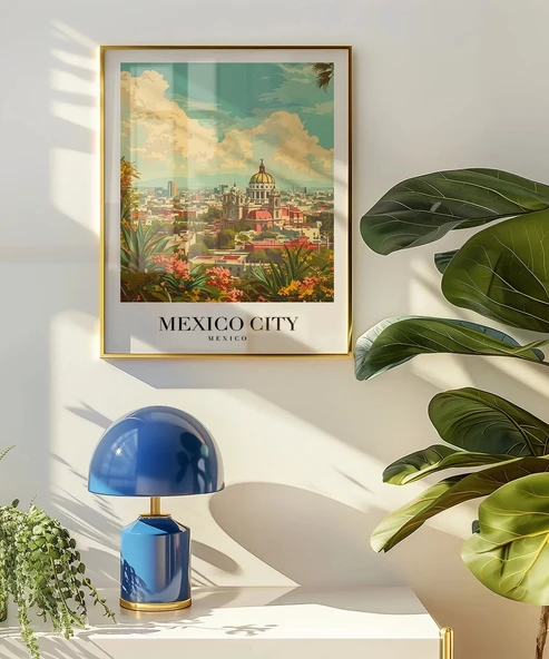 Çerçevesiz Poster Tarih ve Renklerin Şehri - Resim 4