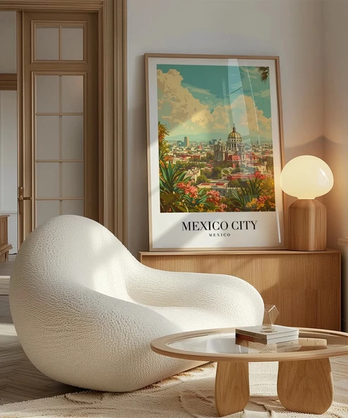 Çerçevesiz Poster Tarih ve Renklerin Şehri - Resim 5