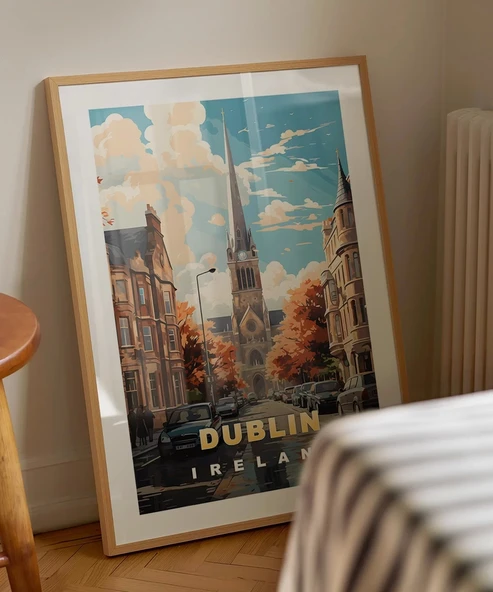 Çerçevesiz Poster Patrick Katedrali'nin Güzelliği - Resim 5