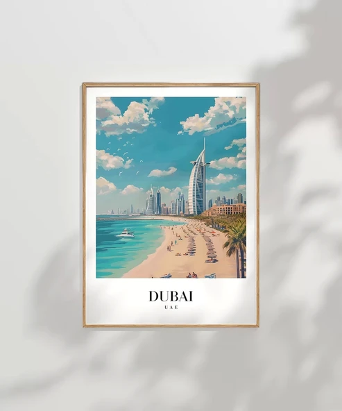 Çerçevesiz Poster Dubai'nin Lüks Sahilleri - Resim 7