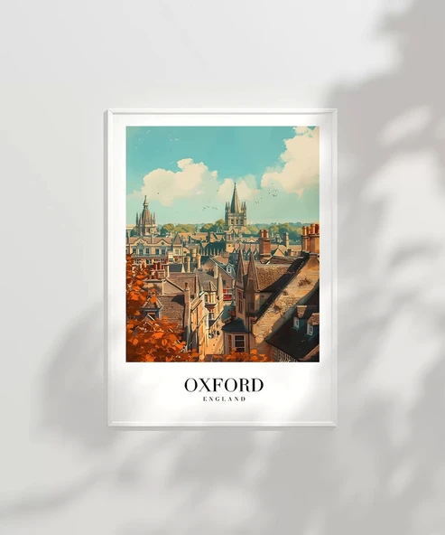 Çerçevesiz Poster Bilgeliğin ve Mimarlığın Şehri - Resim 2