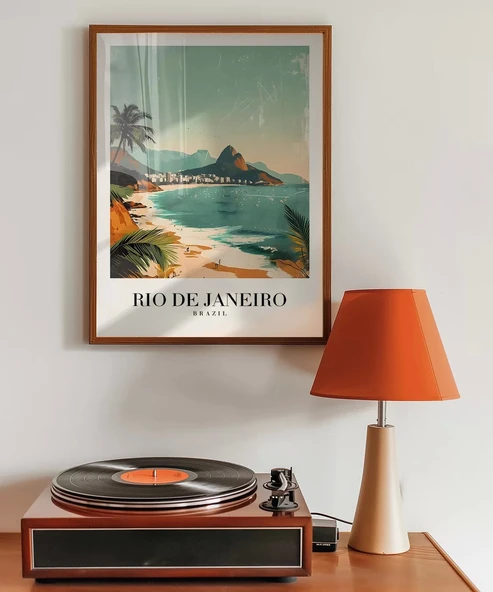 Çerçevesiz Poster Rio de Janeiro'nun Tropikal Güzelliği - Resim 3