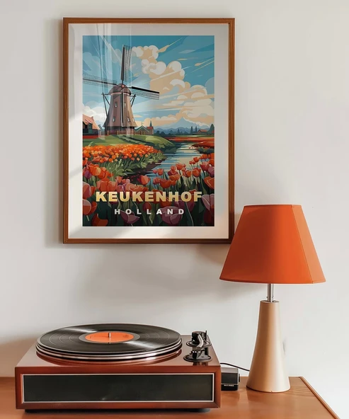 Çerçevesiz Poster Hollanda'nın Renkli Yüzü - Resim 3