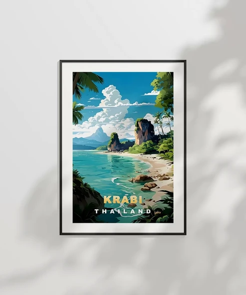 Çerçevesiz Poster Krabi, Tayland Seyahat - Resim 6