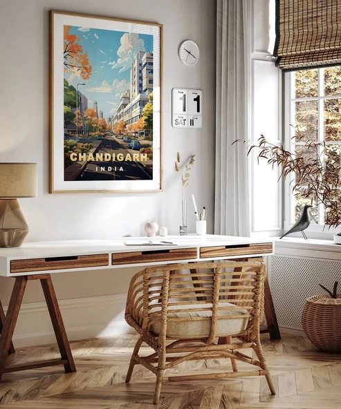 Çerçevesiz Poster Hindistan'ın Modern Yüzü - Resim 5