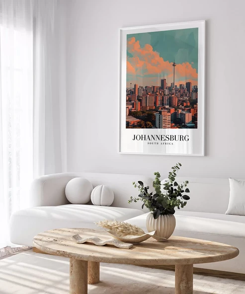 Çerçevesiz Poster Johannesburg Güney Afrika Seyahat - Resim 3