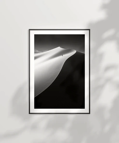 Çerçevesiz Poster Kumun İzinde - Resim 2
