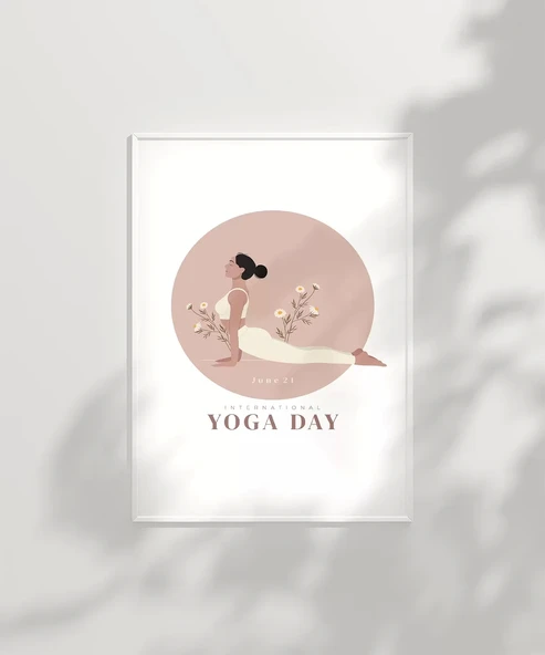 Çerçevesiz Poster Huzur Pozu - Resim 2