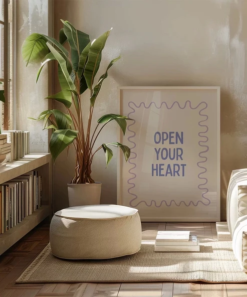 Çerçevesiz Poster İçtenlik Dalgası - Resim 5