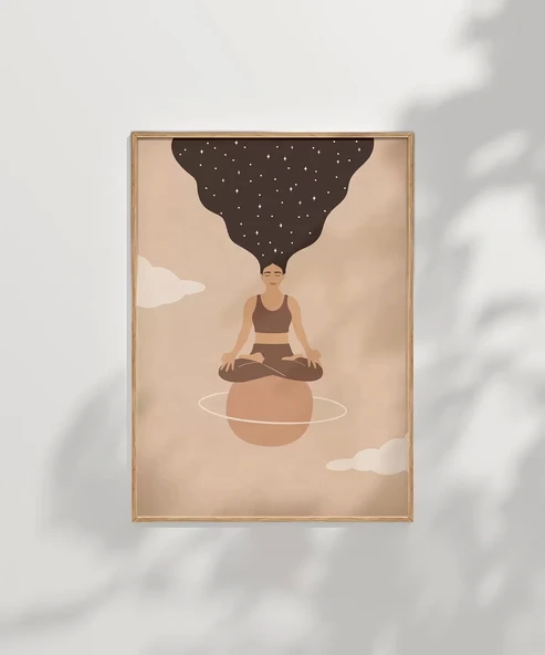 Çerçevesiz Poster Kozmik Denge - Resim 7